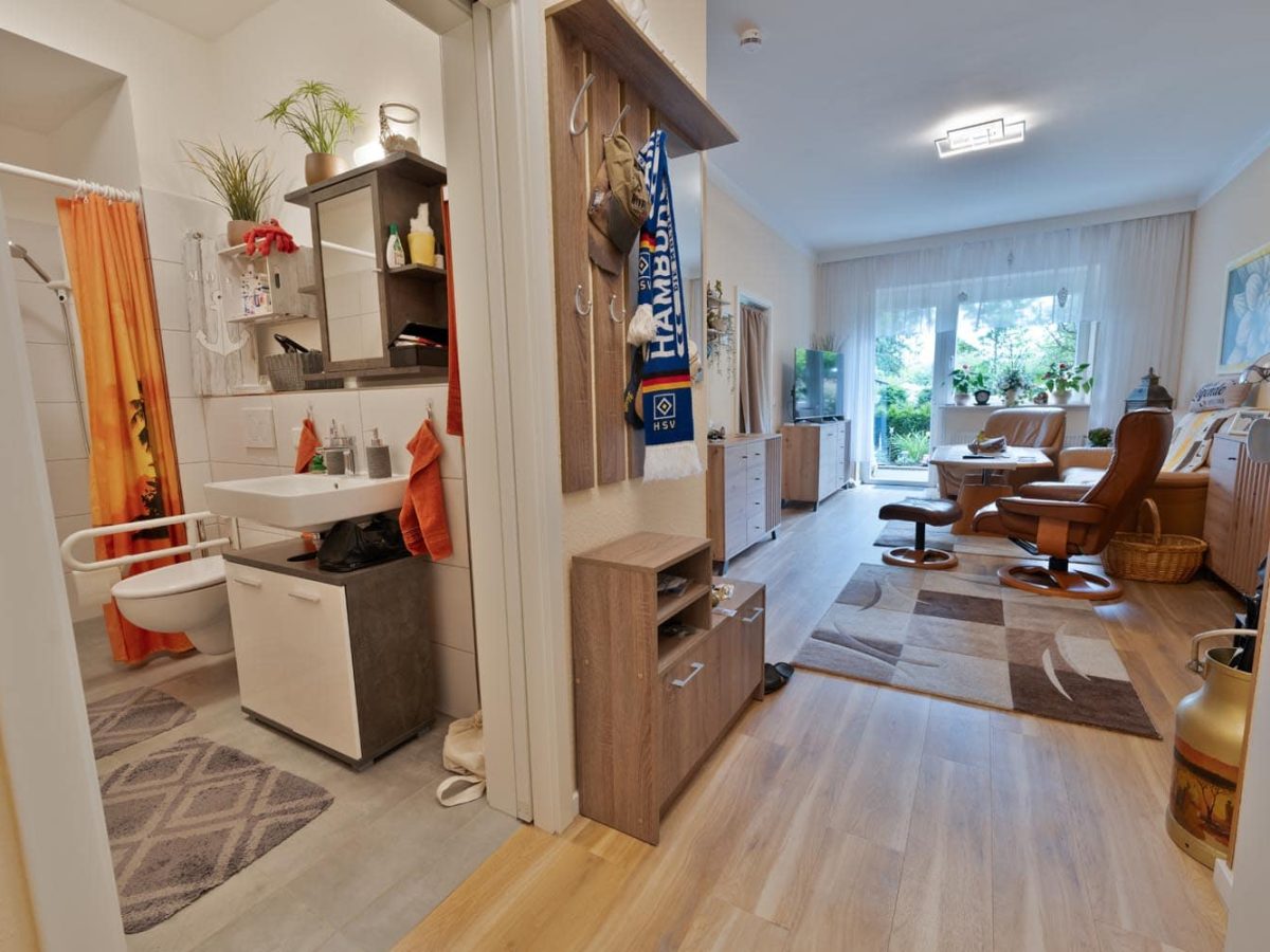 Das Herbert-Ruppe-Haus der Mathilde-Zimmer-Stiftung in Hamburg Servicewohnen barrierearme Wohnung