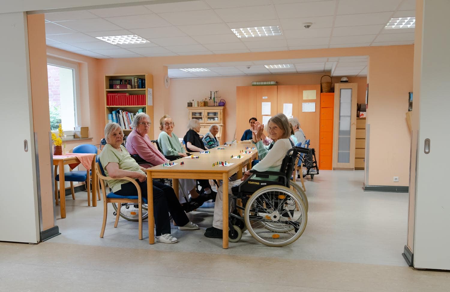 Das Herbert-Ruppe-Haus der Mathilde-Zimmer-Stiftung in Hamburg Brettspiele