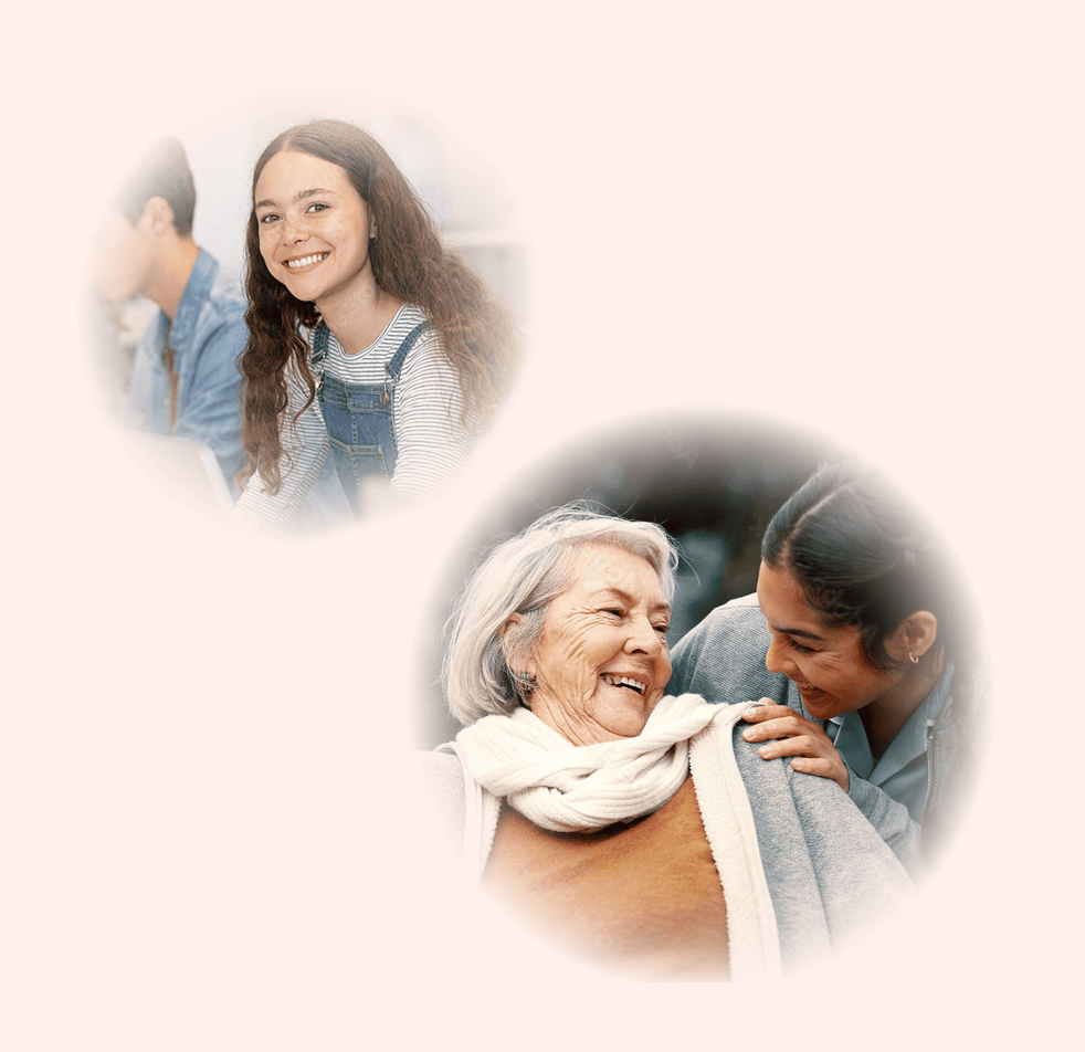 mathilde zimmer stiftung hintergrundbild 2 bilder kreise - Startseite Stand 27.06.2025 - alternative Header - Mathilde Zimmer Stiftung